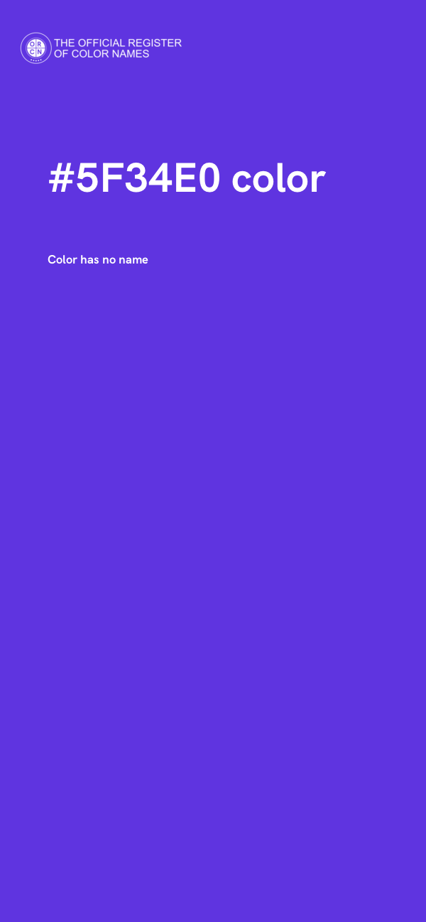 #5F34E0 color image