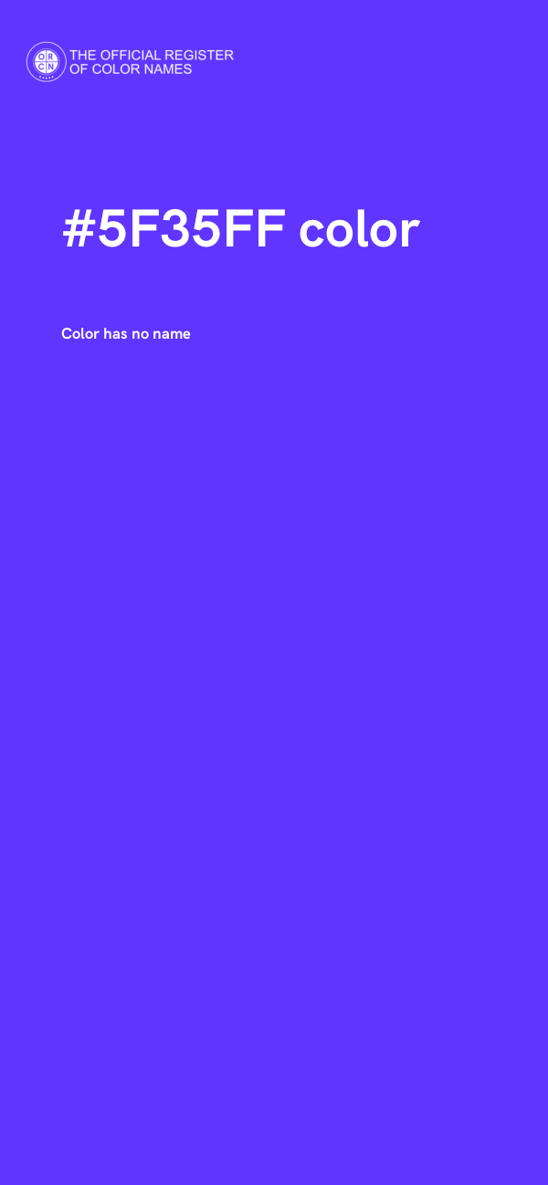 #5F35FF color image