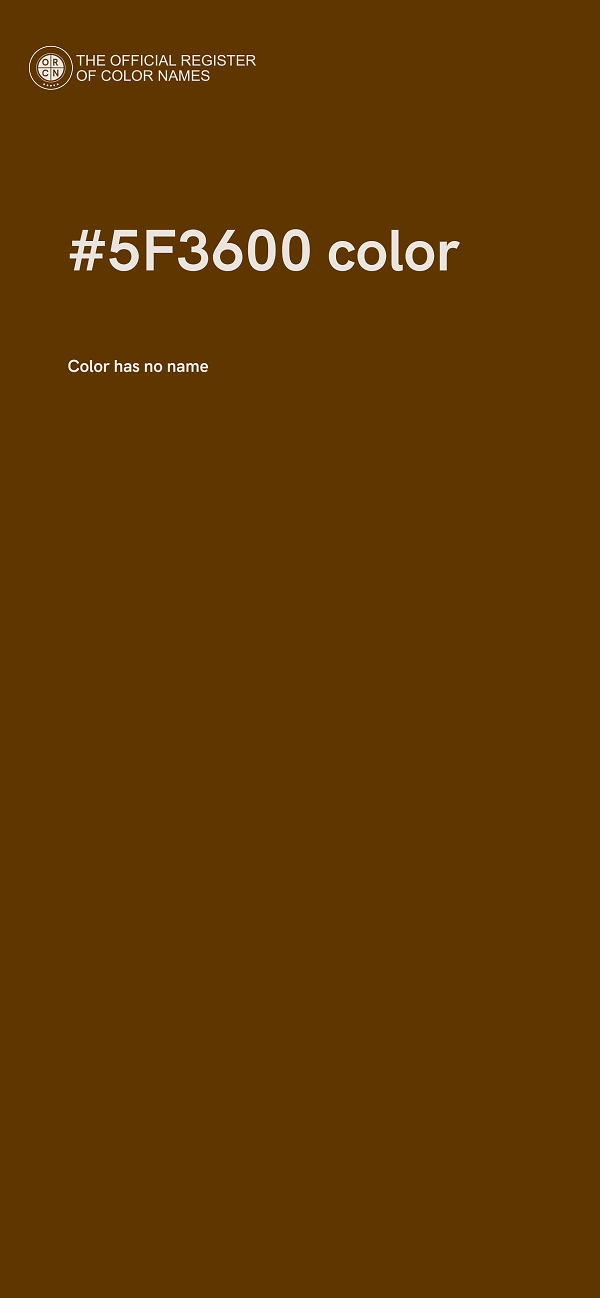 #5F3600 color image