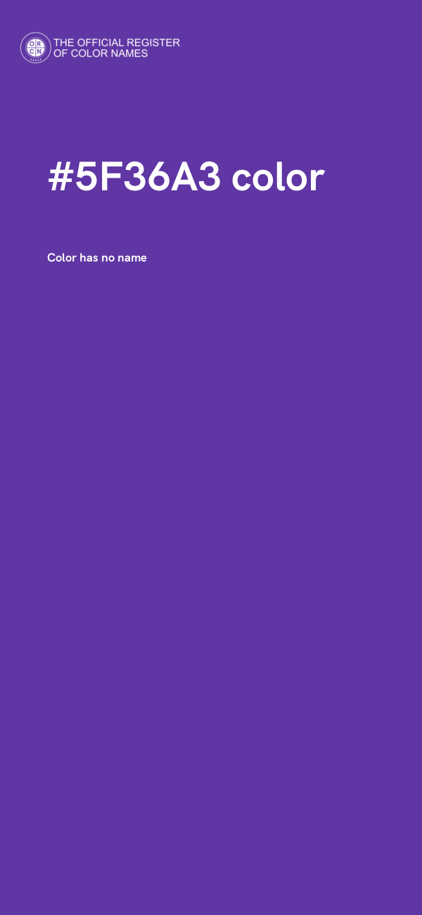 #5F36A3 color image