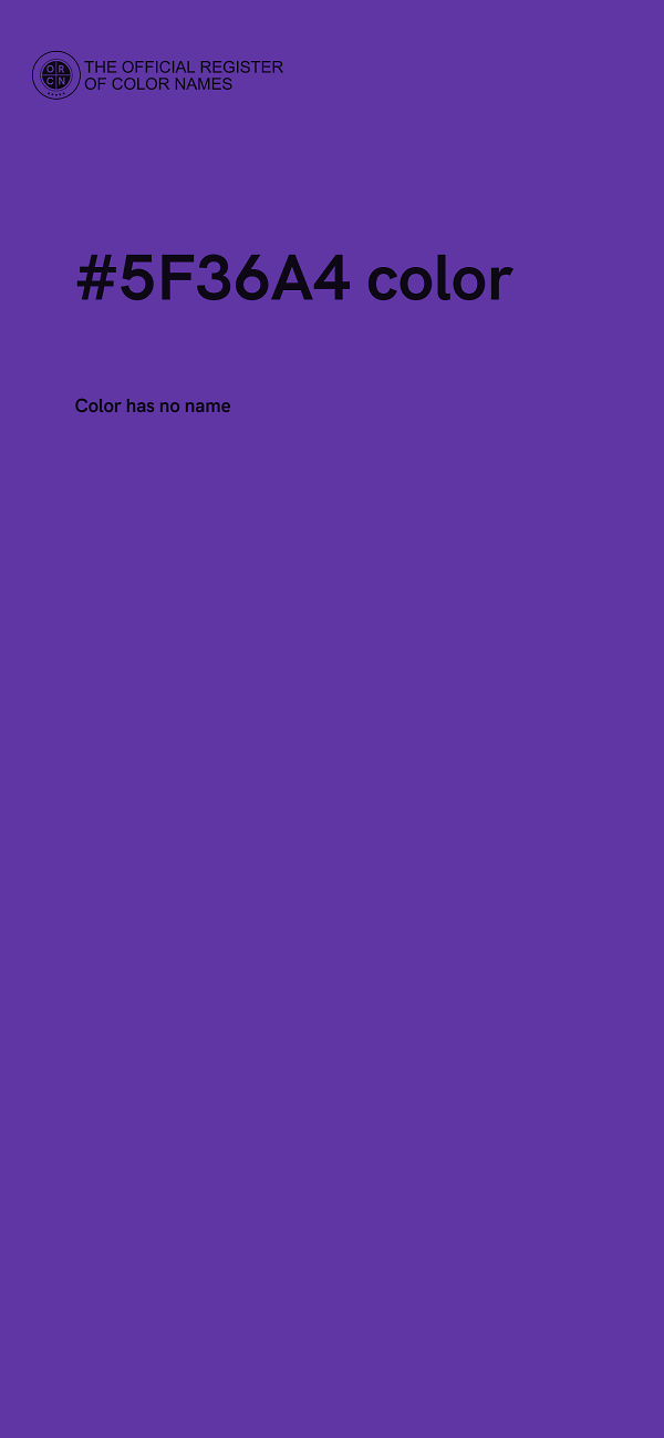 #5F36A4 color image