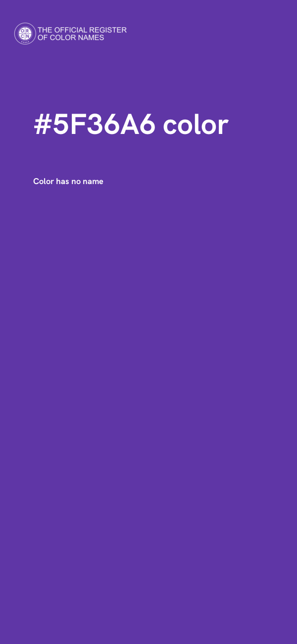 #5F36A6 color image