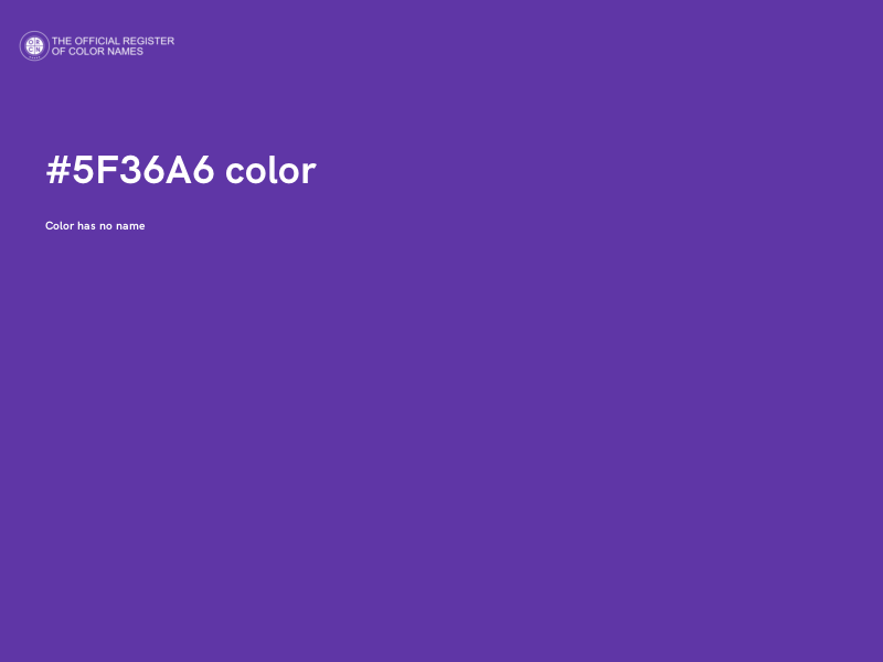 #5F36A6 color image