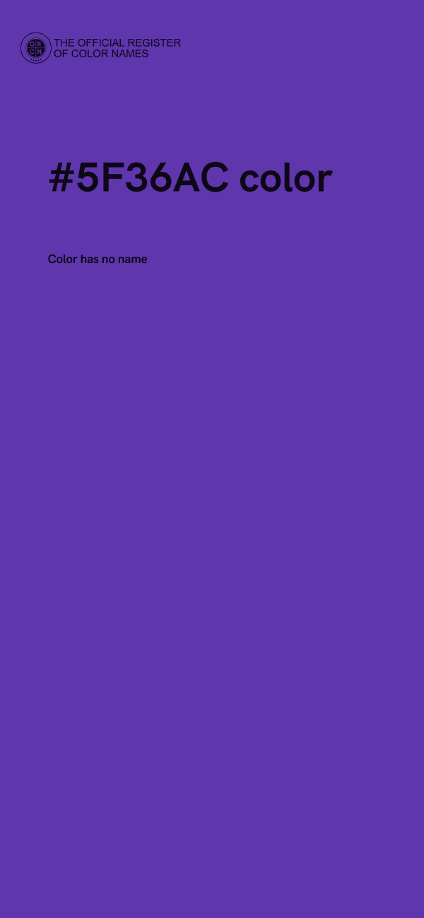 #5F36AC color image