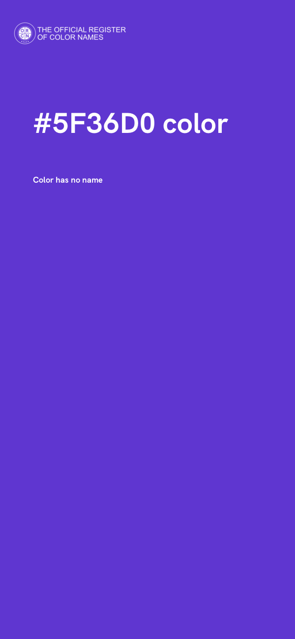 #5F36D0 color image