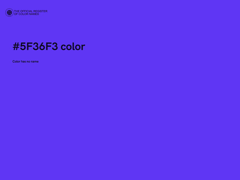 #5F36F3 color image