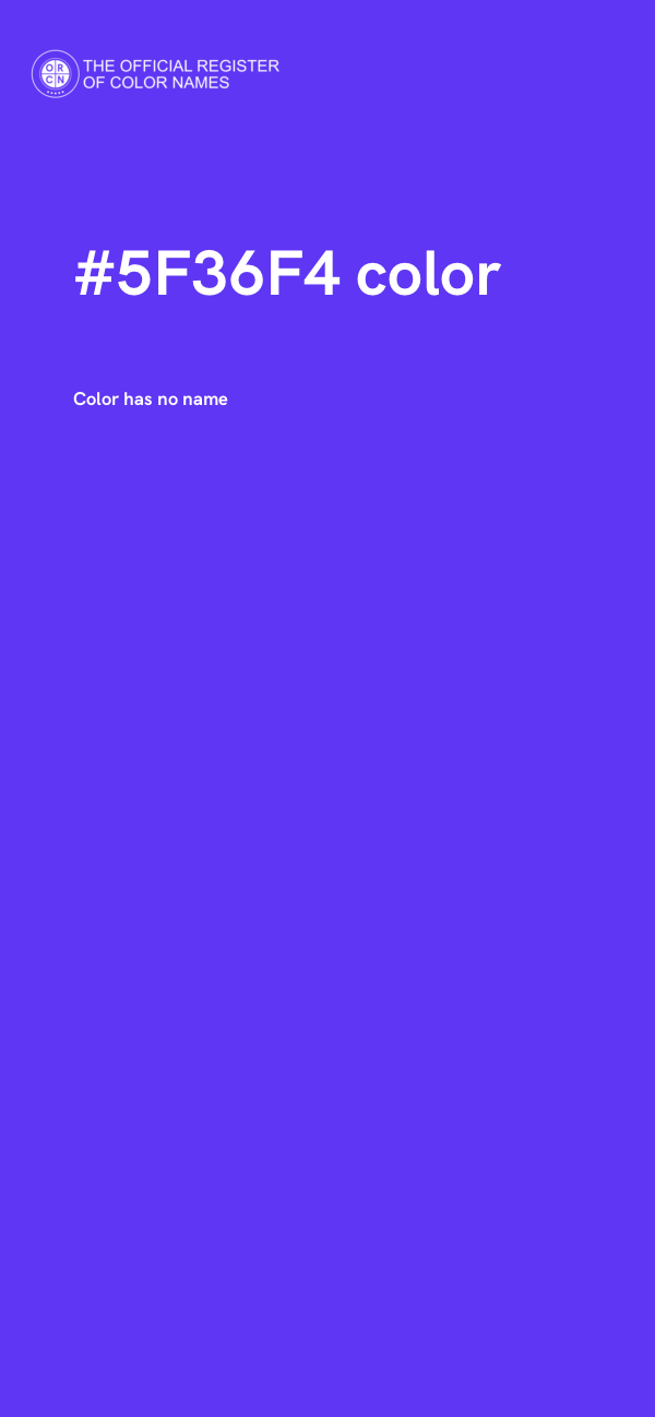 #5F36F4 color image