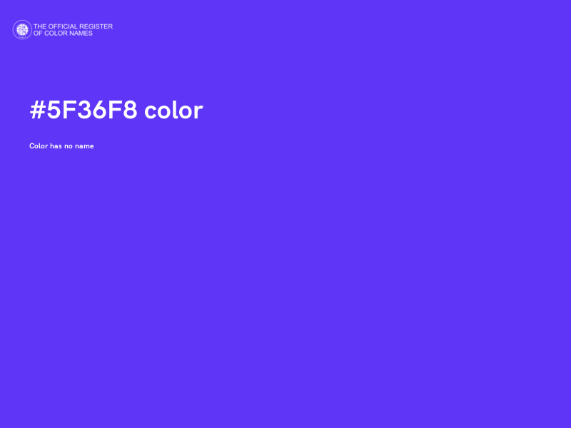 #5F36F8 color image