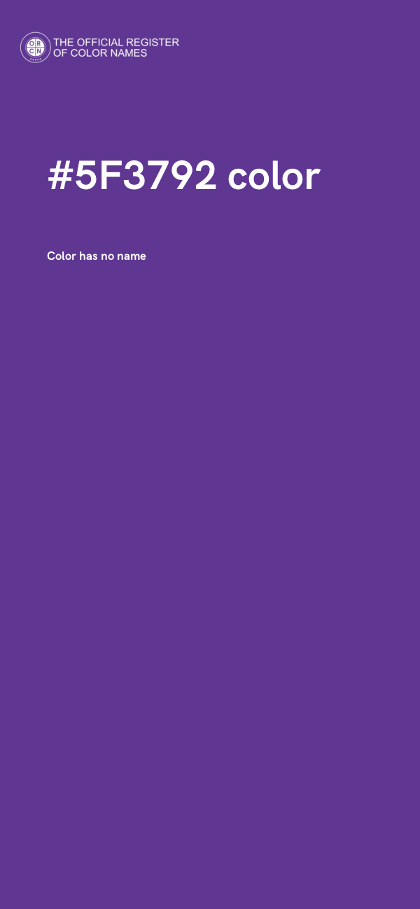 #5F3792 color image