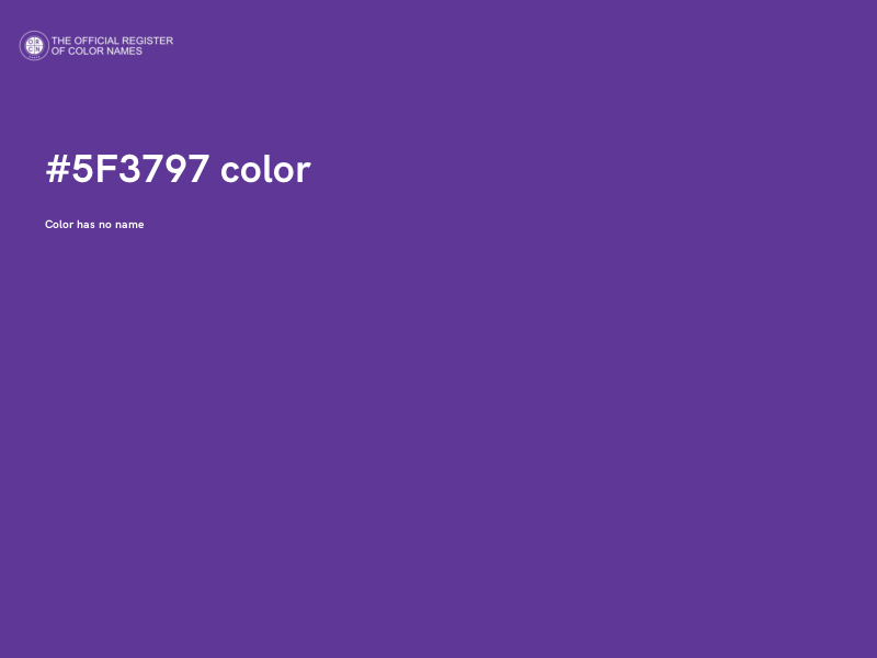 #5F3797 color image