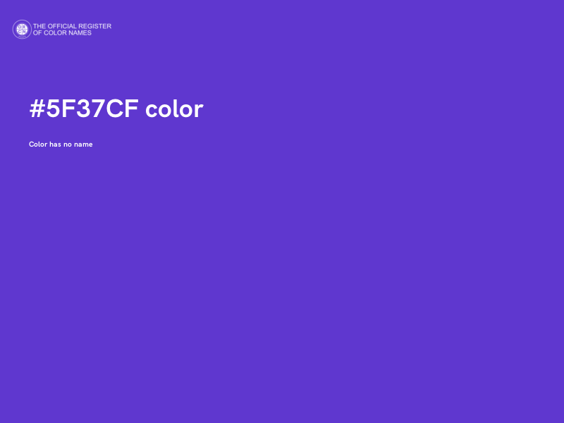 #5F37CF color image