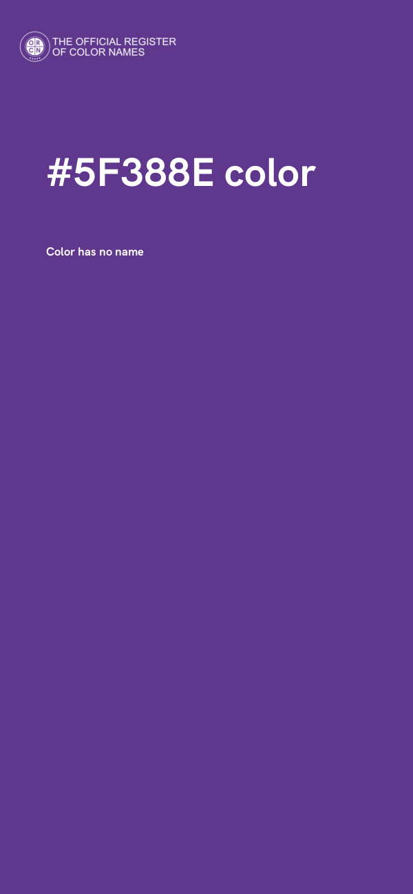 #5F388E color image