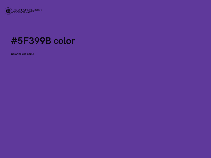 #5F399B color image