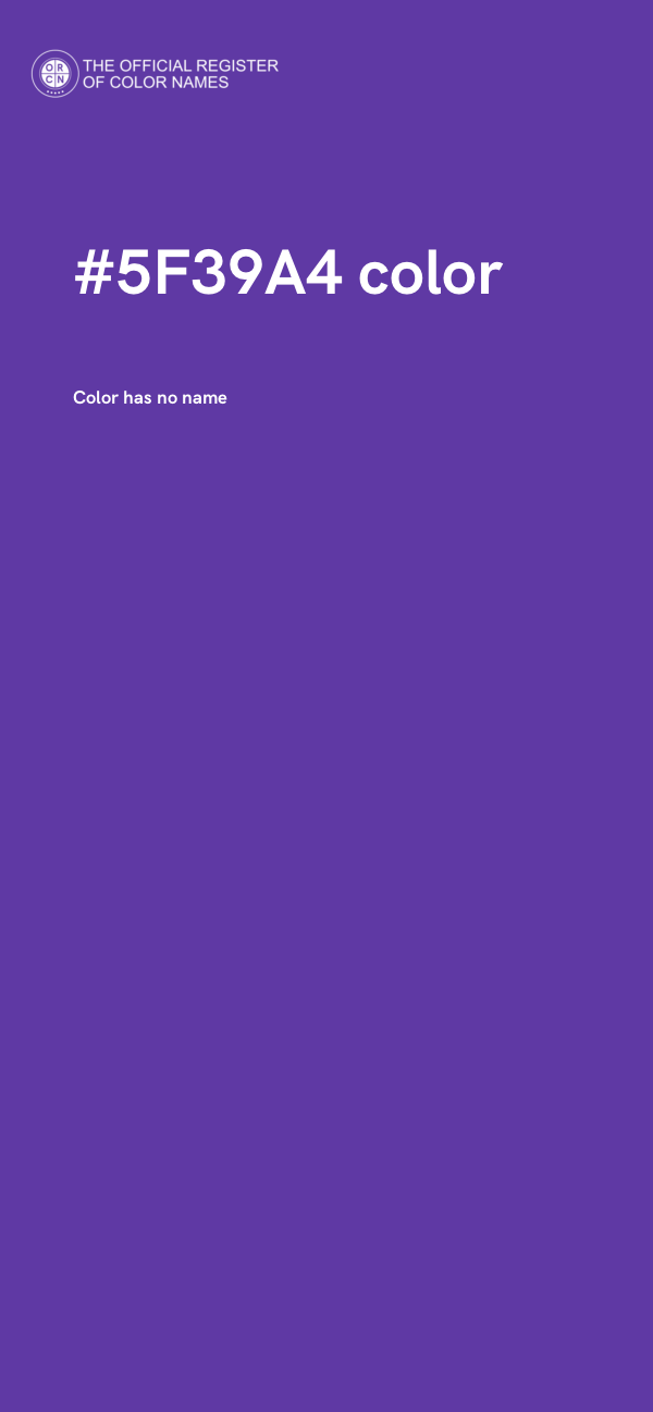 #5F39A4 color image