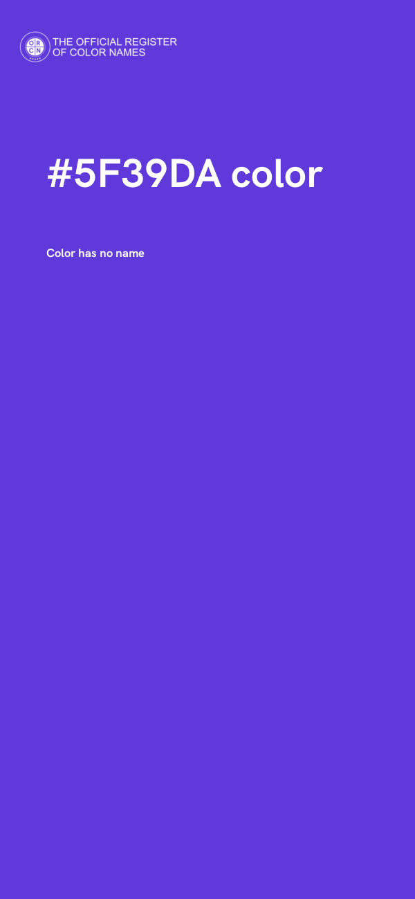 #5F39DA color image