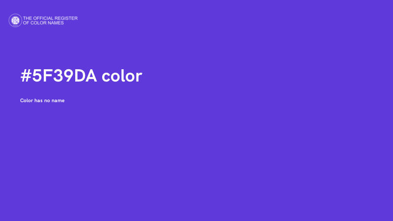 #5F39DA color image