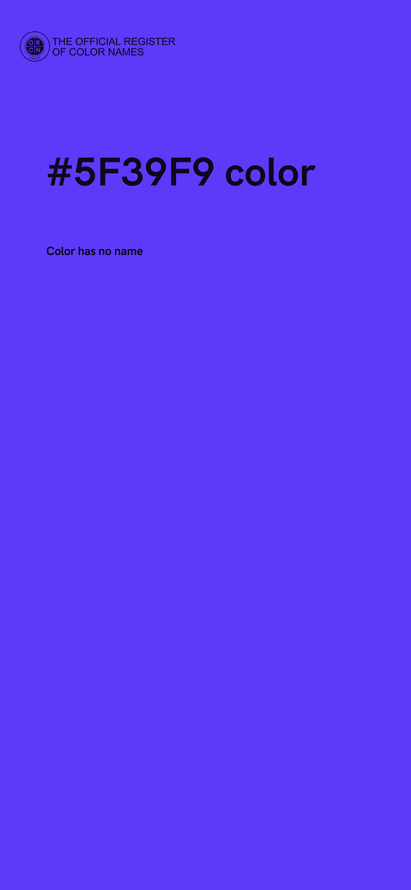 #5F39F9 color image