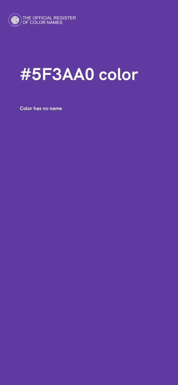 #5F3AA0 color image