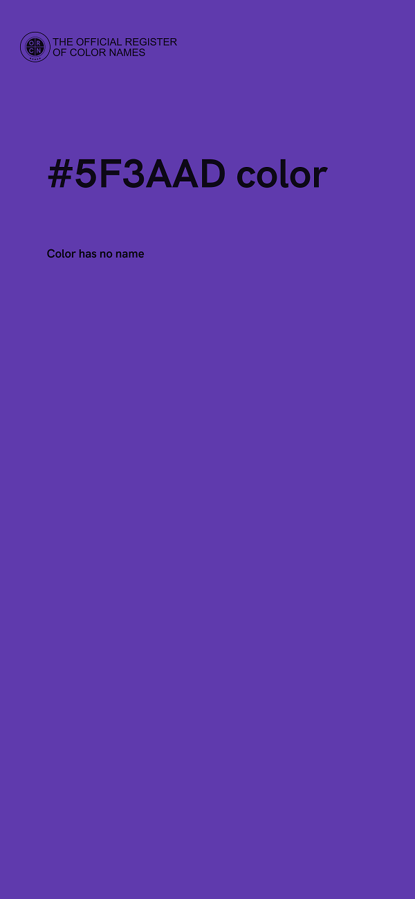 #5F3AAD color image