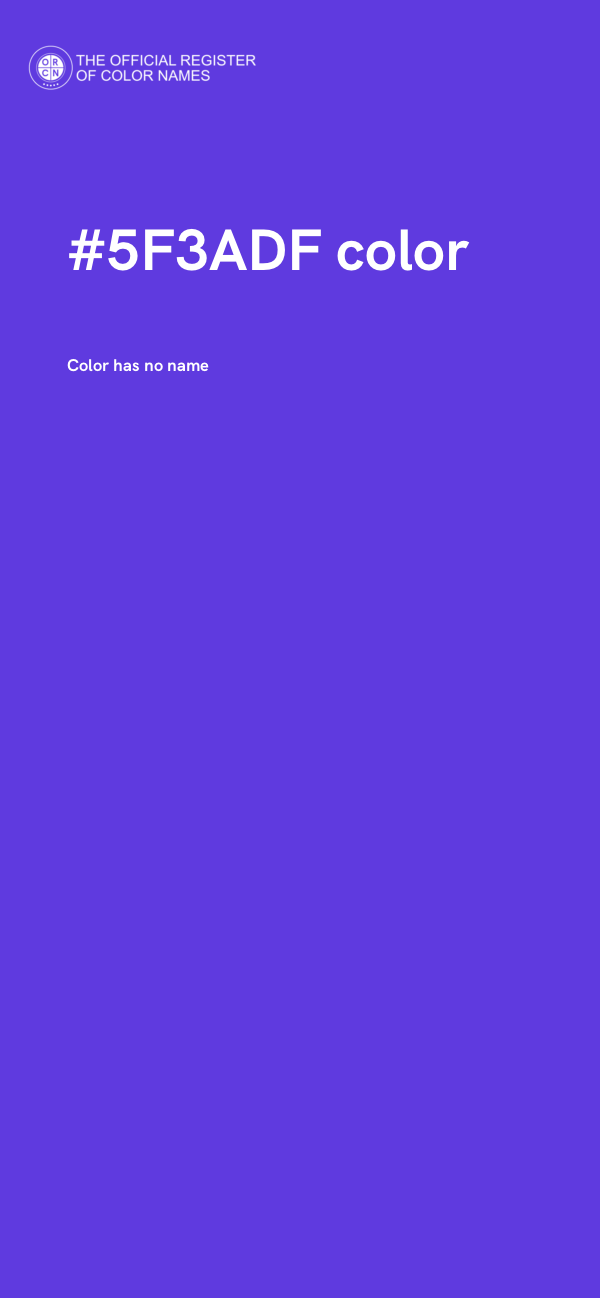 #5F3ADF color image