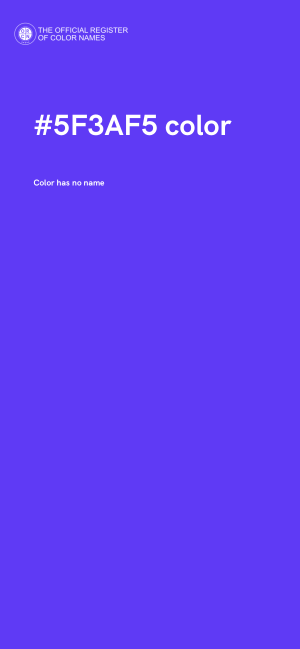 #5F3AF5 color image