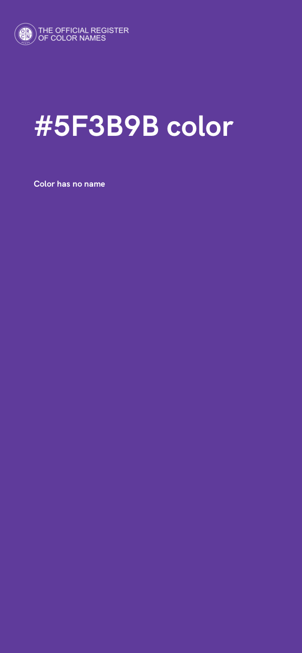 #5F3B9B color image