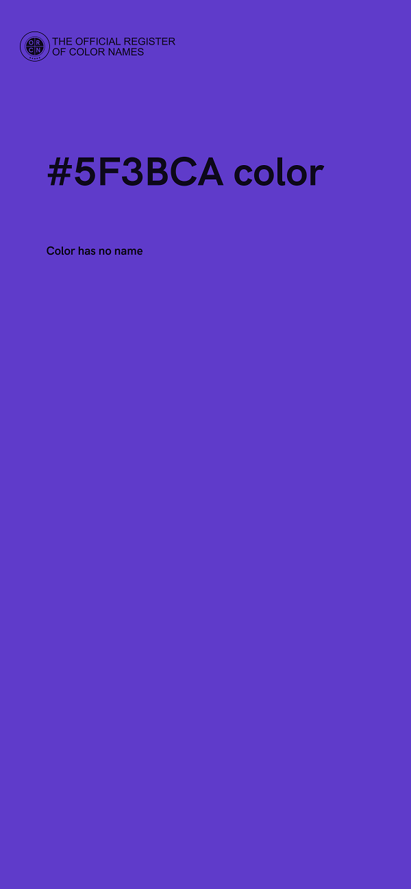 #5F3BCA color image