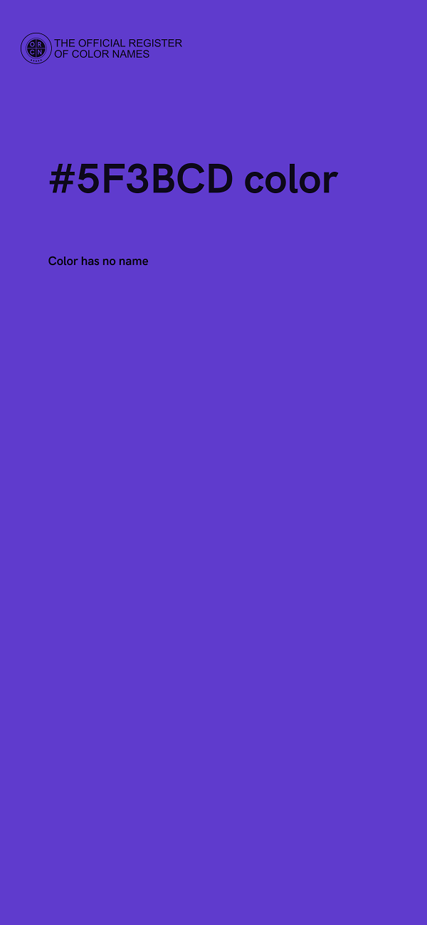 #5F3BCD color image