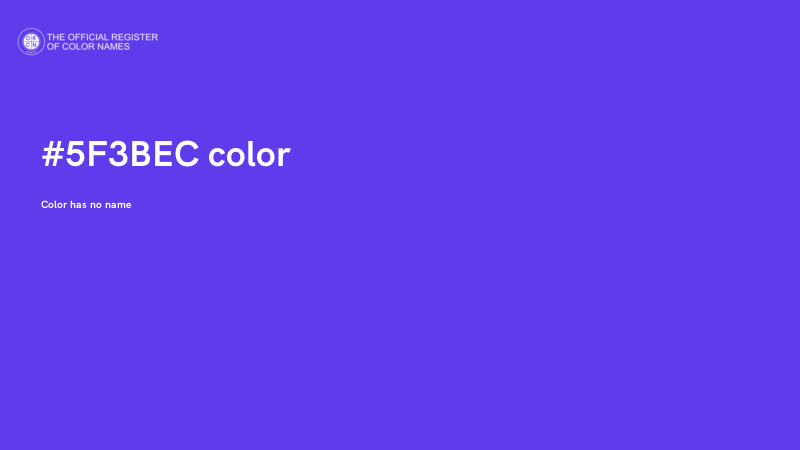 #5F3BEC color image