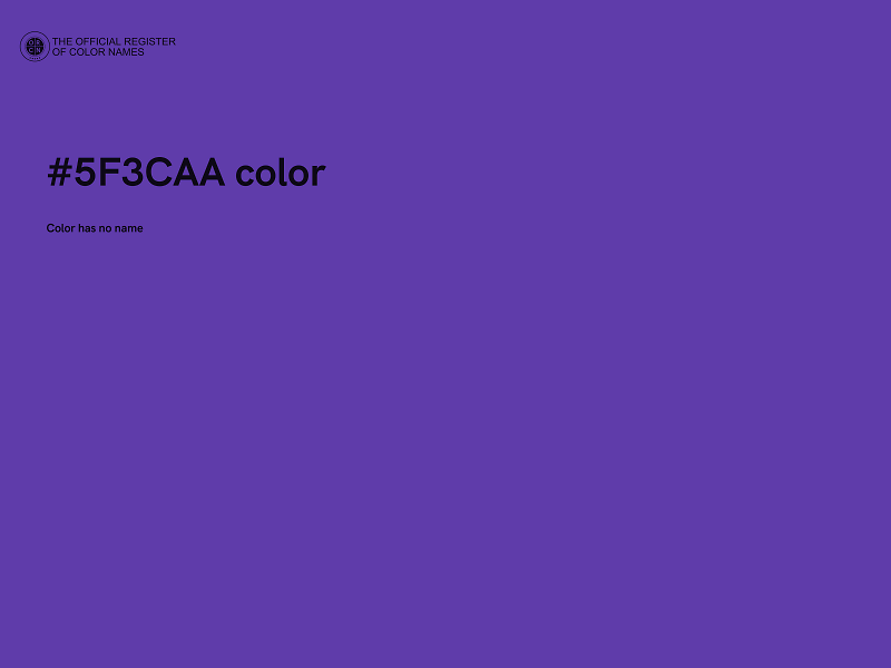 #5F3CAA color image