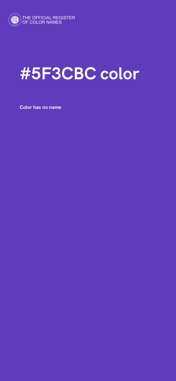 #5F3CBC color image