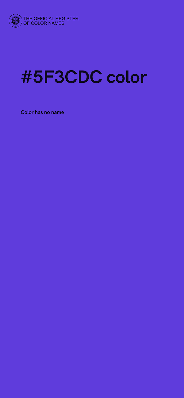 #5F3CDC color image
