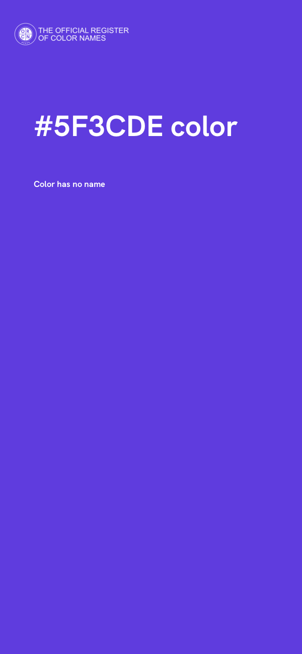 #5F3CDE color image