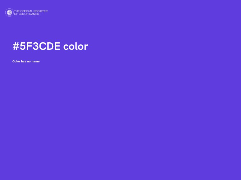 #5F3CDE color image