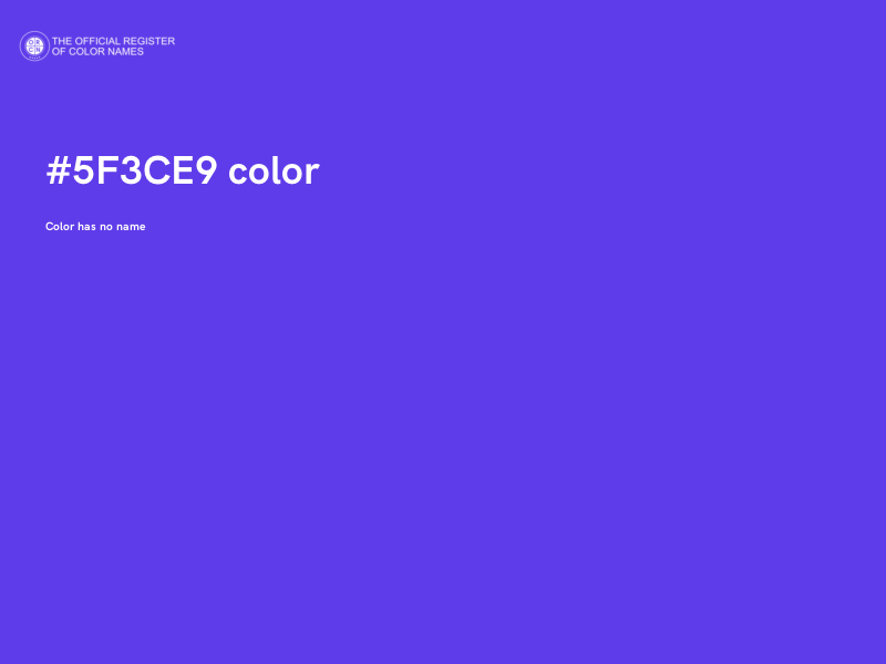 #5F3CE9 color image