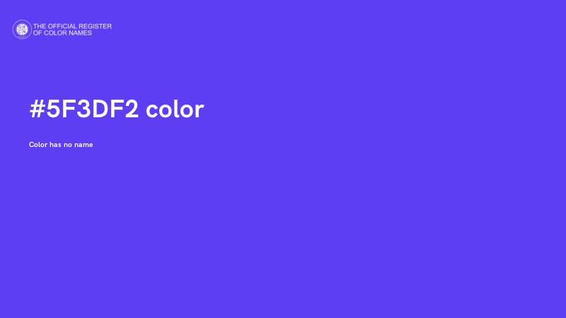 #5F3DF2 color image