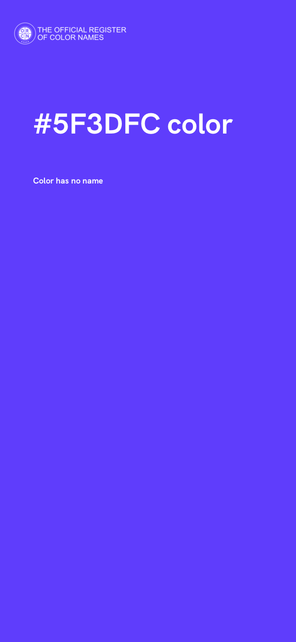 #5F3DFC color image