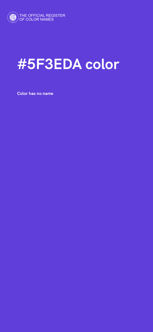 #5F3EDA color image