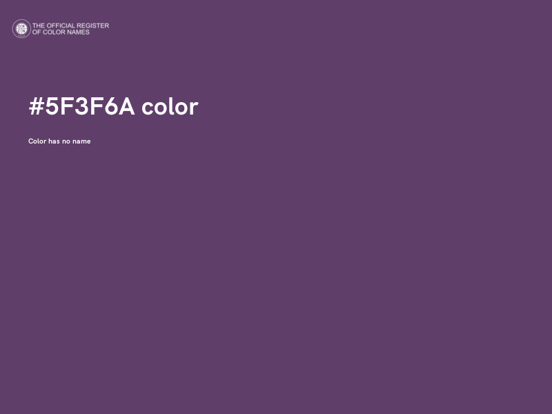 #5F3F6A color image