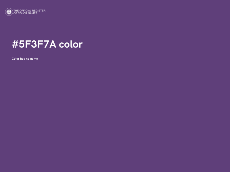 #5F3F7A color image