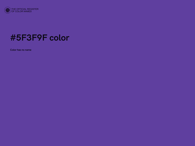 #5F3F9F color image