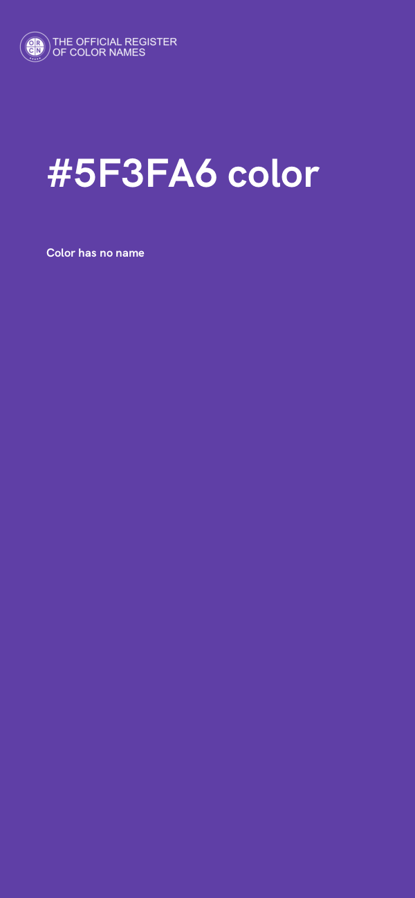 #5F3FA6 color image