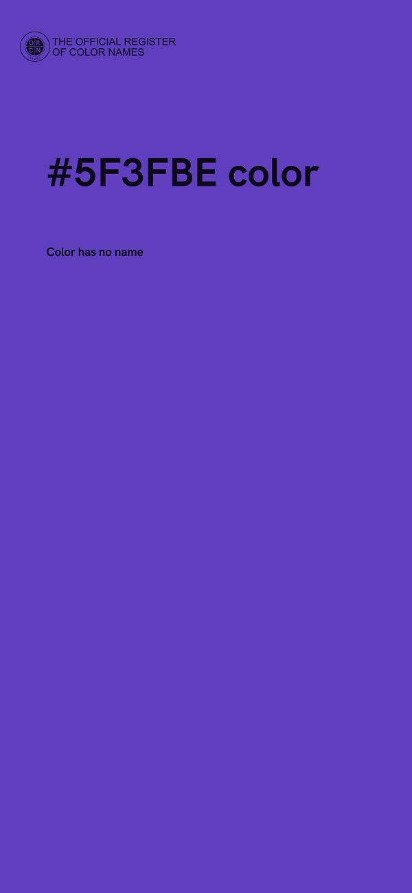 #5F3FBE color image