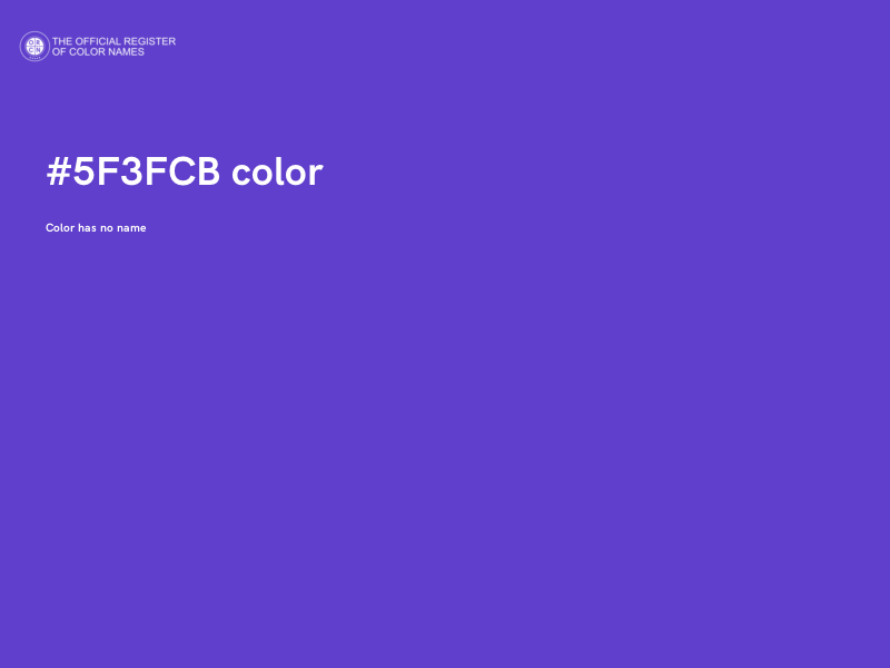 #5F3FCB color image