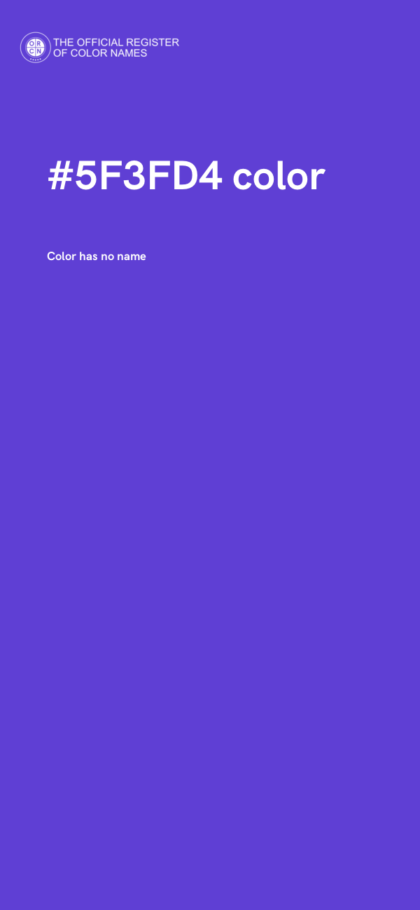 #5F3FD4 color image