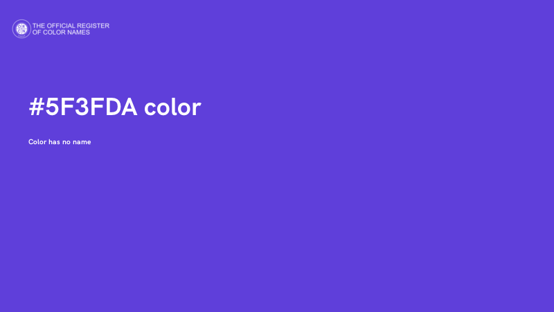 #5F3FDA color image