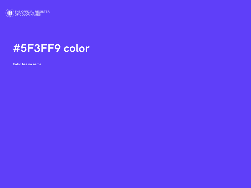 #5F3FF9 color image