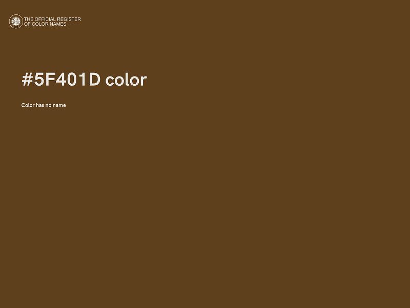 #5F401D color image