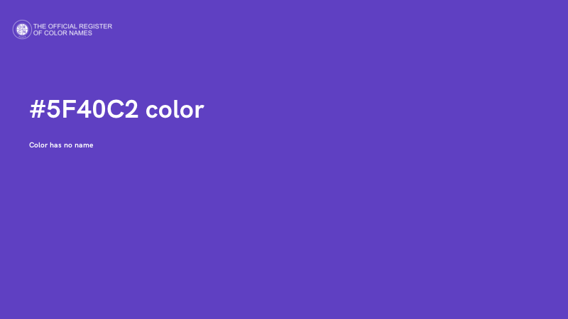 #5F40C2 color image
