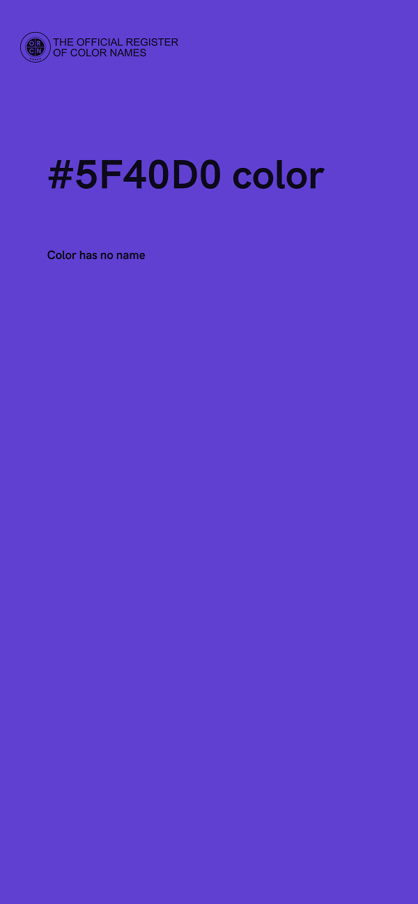 #5F40D0 color image